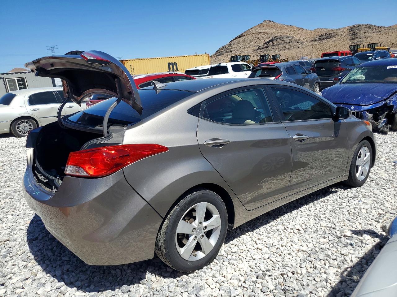 2013 Hyundai Elantra Gls Brown vin: 5NPDH4AE5DH303389