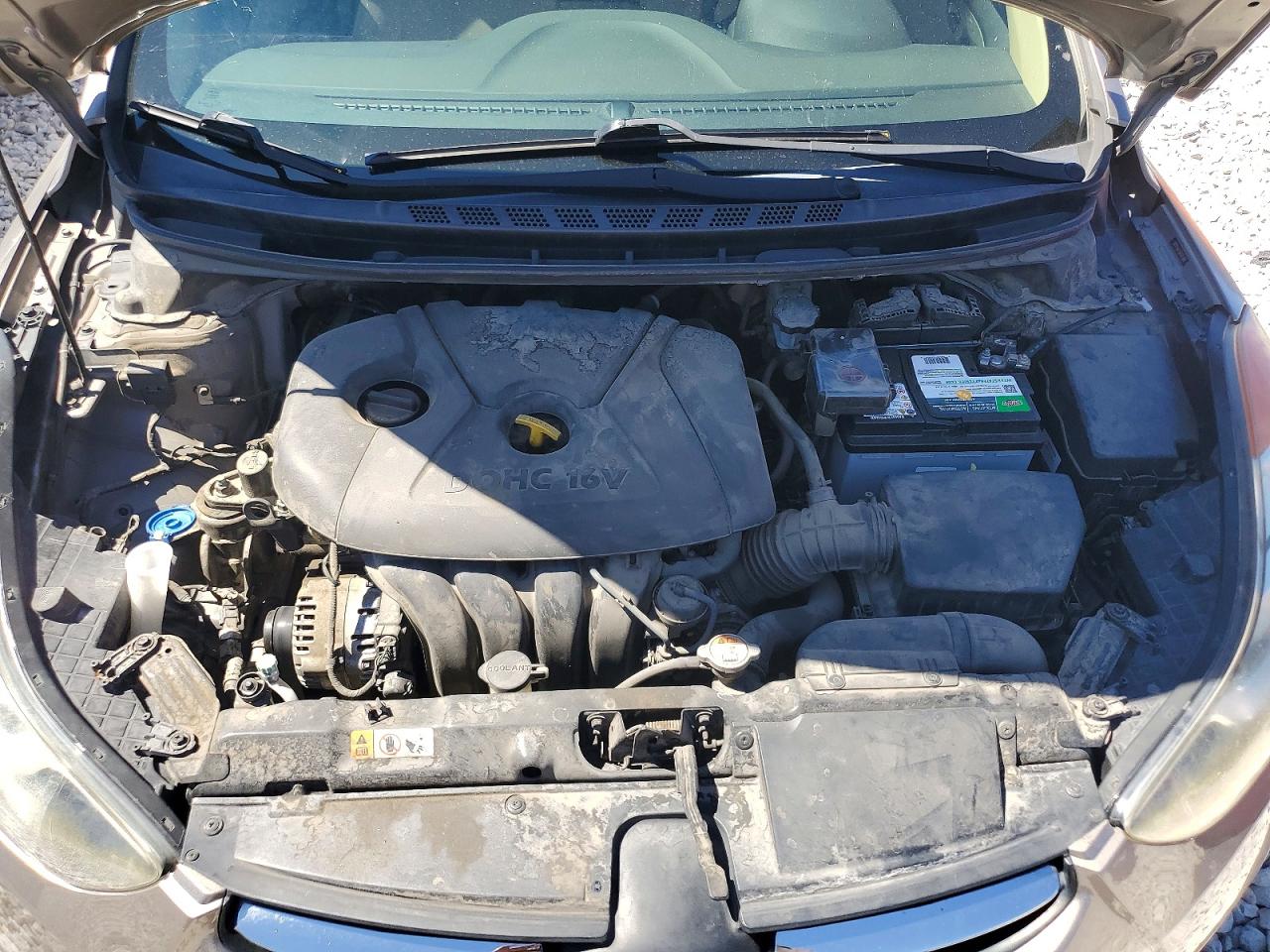 2013 Hyundai Elantra Gls Brown vin: 5NPDH4AE5DH303389