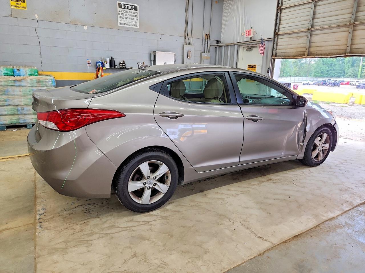 2013 Hyundai Elantra Gls Tan vin: 5NPDH4AE5DH308429