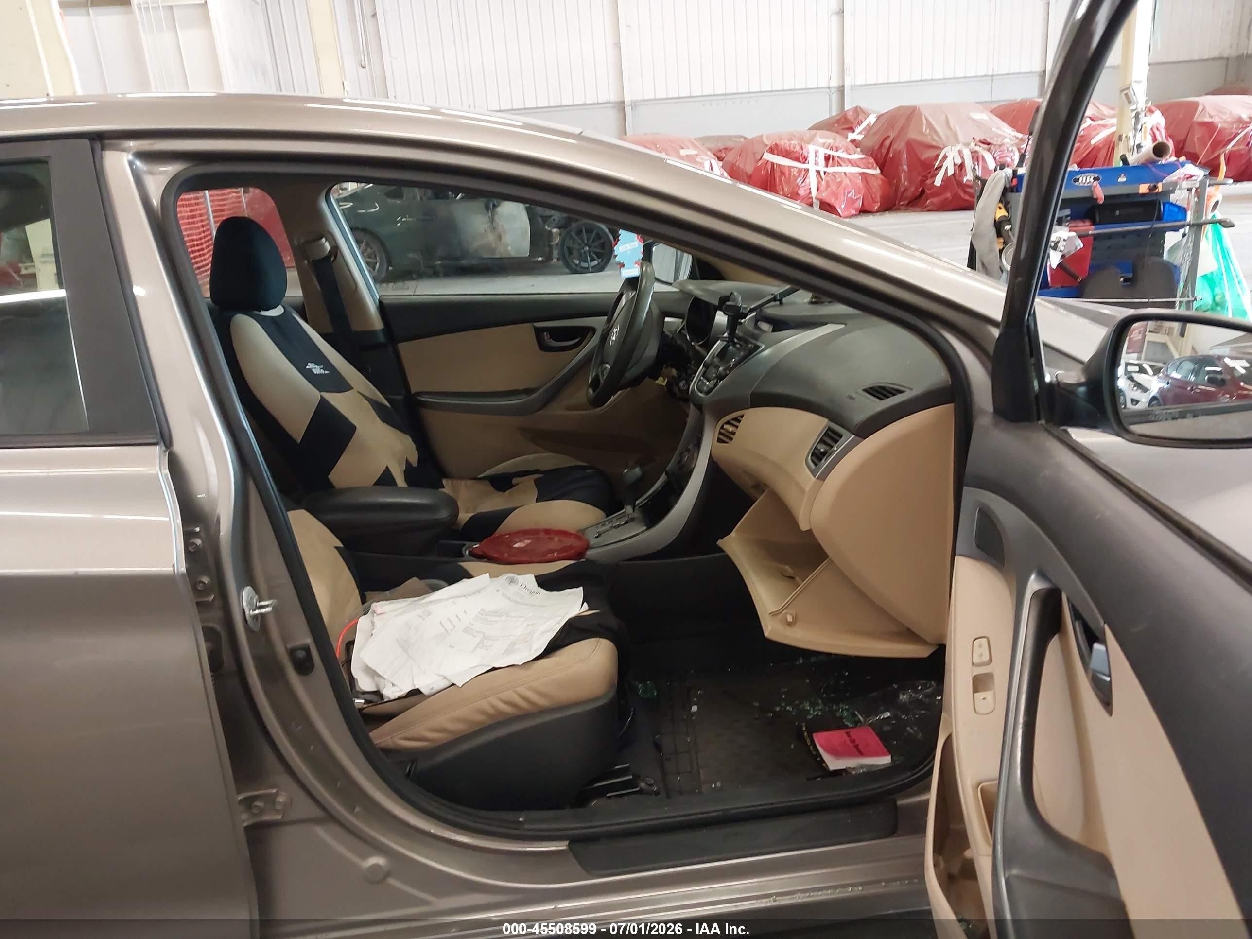 2013 Hyundai Elantra Gls Бежевый vin: 5NPDH4AE5DH309564