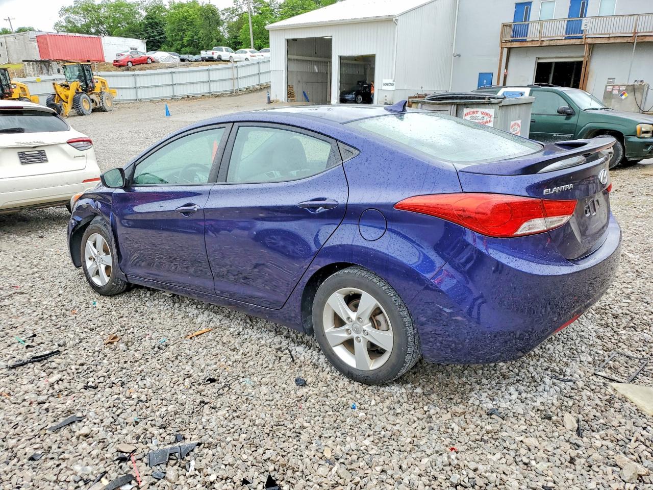 2013 Hyundai Elantra Gls Blue vin: 5NPDH4AE5DH315817