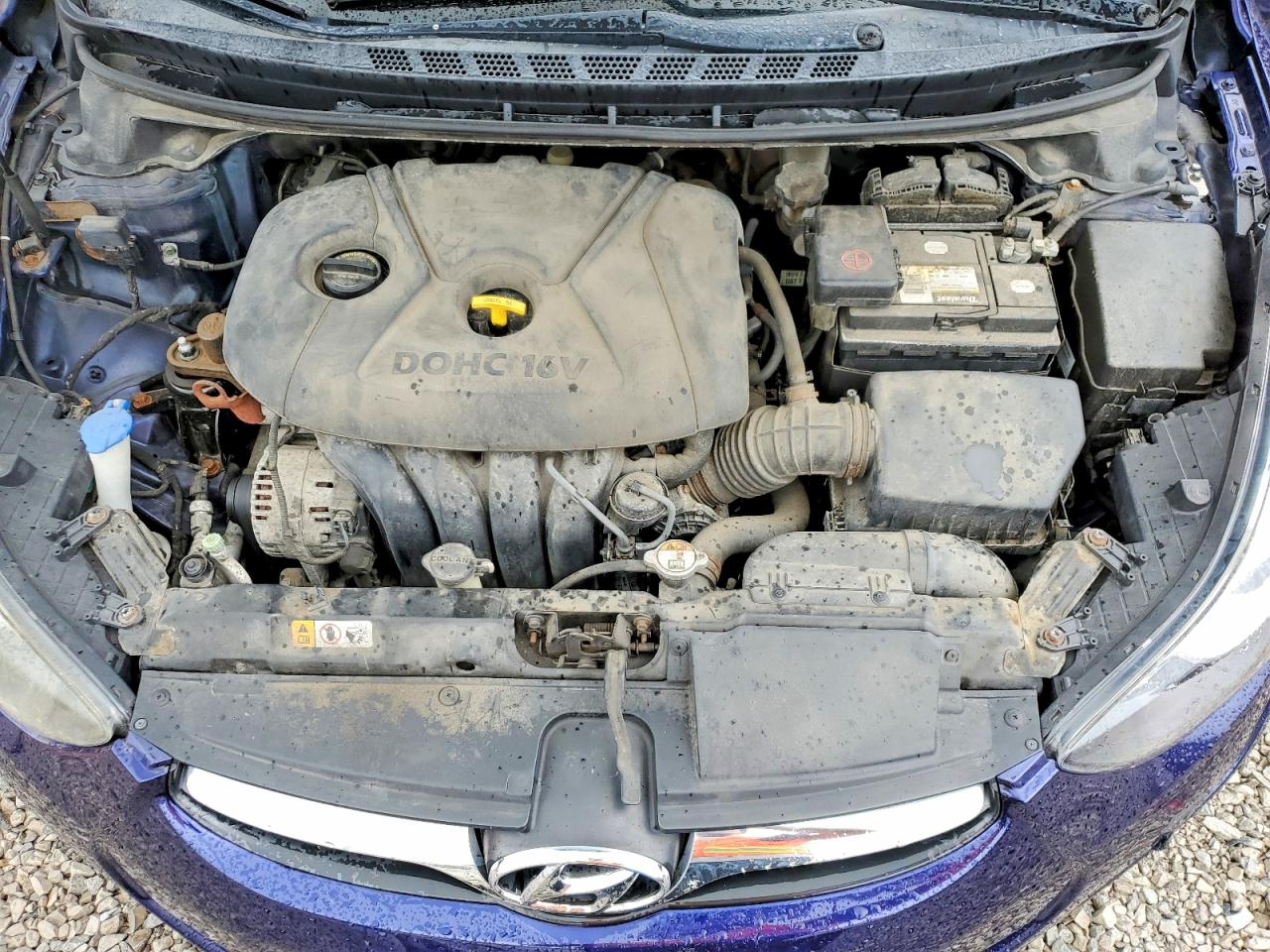 2013 Hyundai Elantra Gls Blue vin: 5NPDH4AE5DH315817