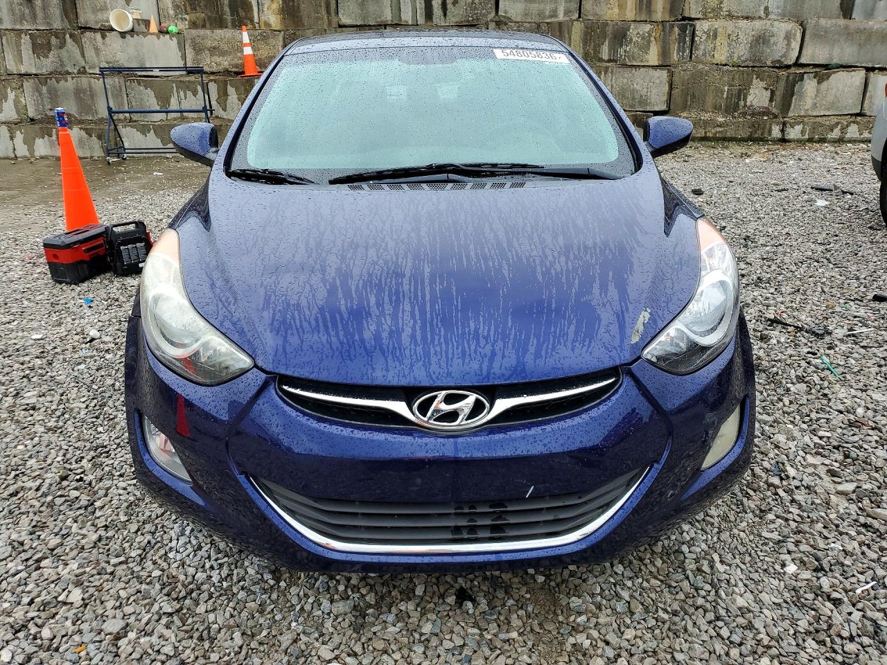 2013 Hyundai Elantra Gls Blue vin: 5NPDH4AE5DH315817