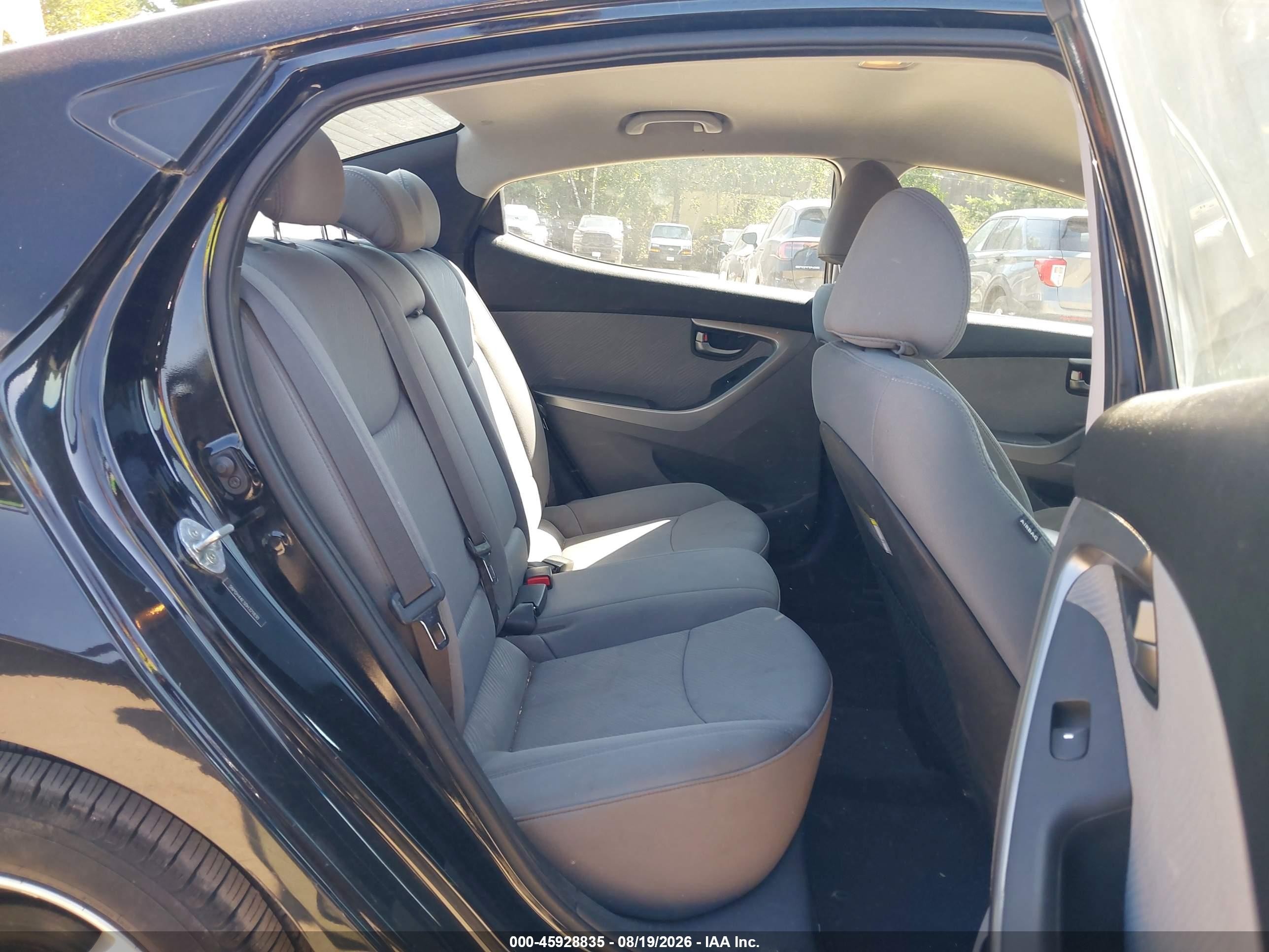 2013 Hyundai Elantra Gls Black vin: 5NPDH4AE5DH321830