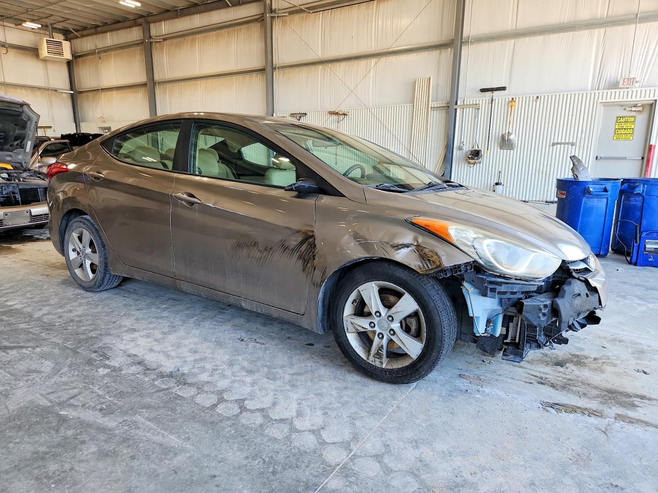 2013 Hyundai Elantra Gls Tan vin: 5NPDH4AE5DH323559