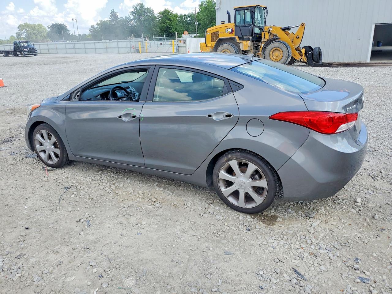 2013 Hyundai Elantra Limited Gray vin: 5NPDH4AE5DH327918