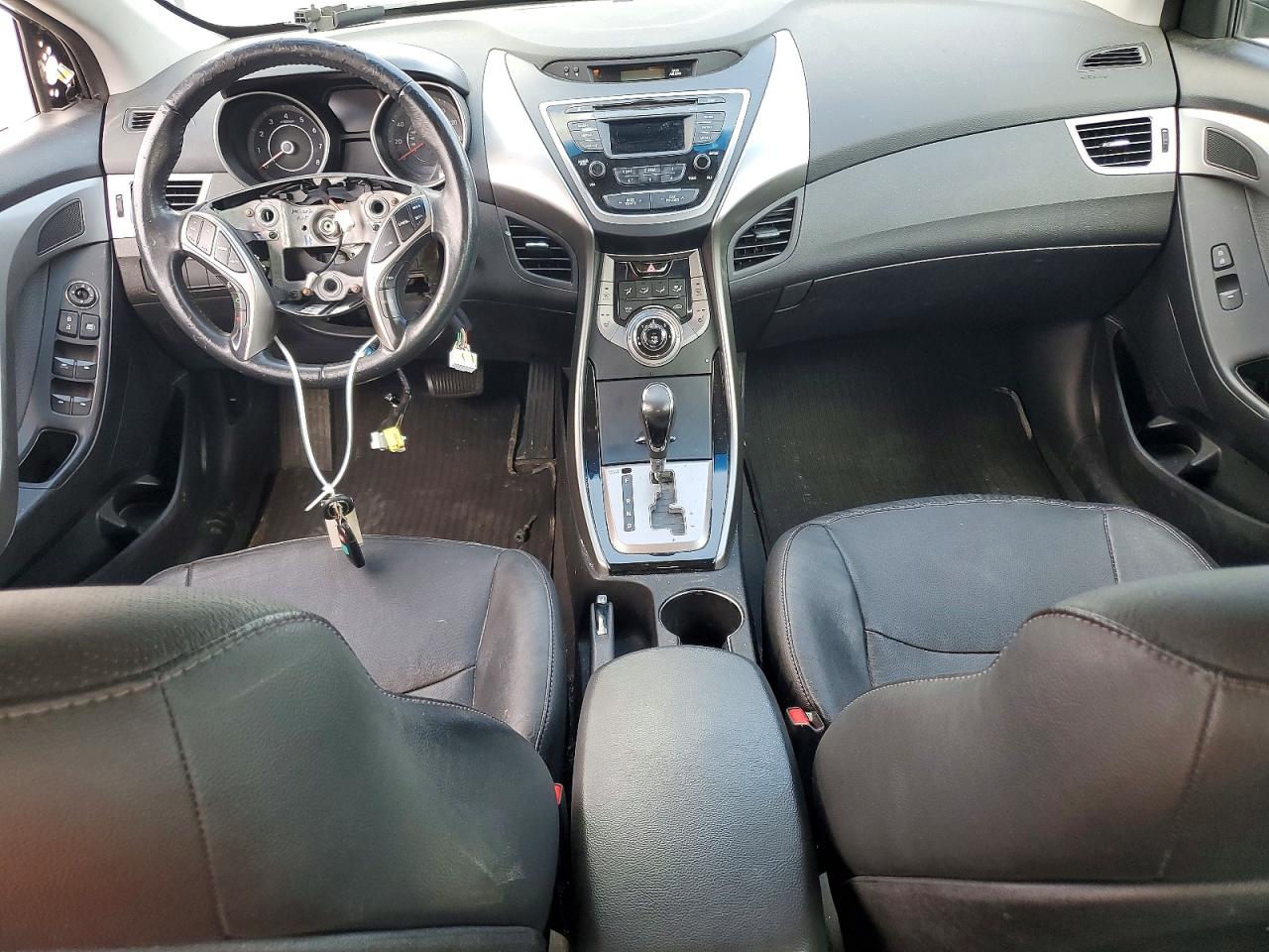 2013 Hyundai Elantra Limited Gray vin: 5NPDH4AE5DH327918