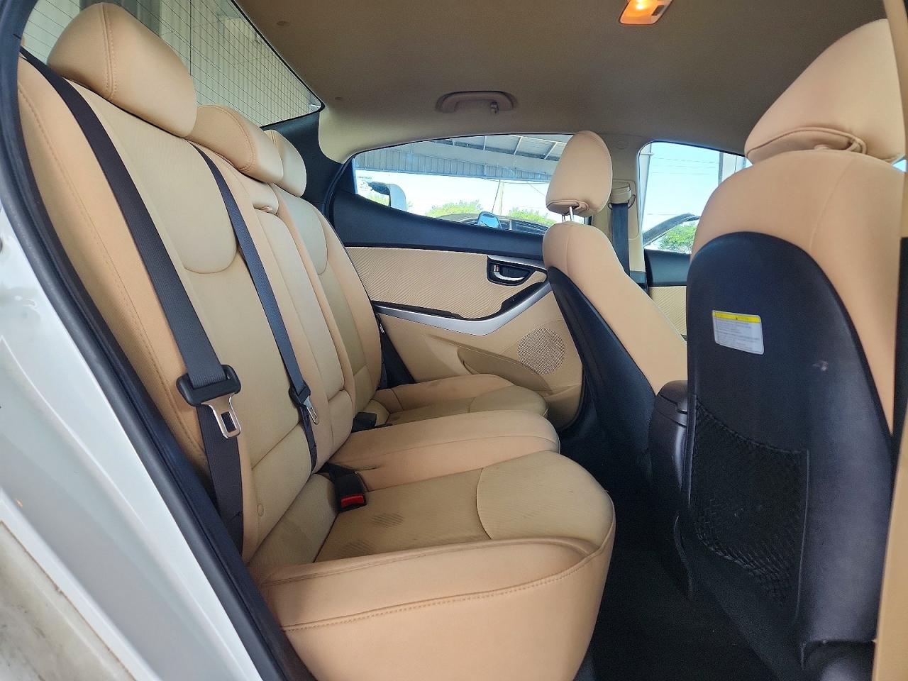 2013 Hyundai Elantra Gls White vin: 5NPDH4AE5DH329796