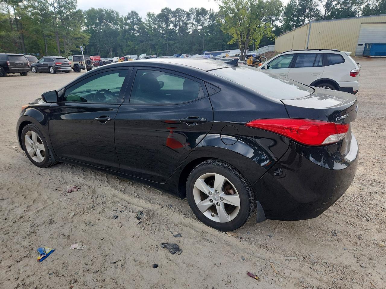 2013 Hyundai Elantra Gls Black vin: 5NPDH4AE5DH333024