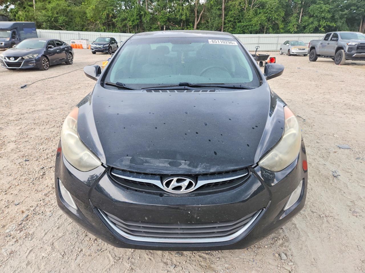 2013 Hyundai Elantra Gls Black vin: 5NPDH4AE5DH333024