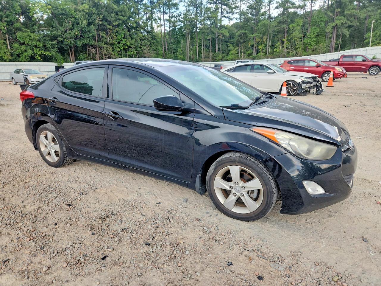 2013 Hyundai Elantra Gls Black vin: 5NPDH4AE5DH333024
