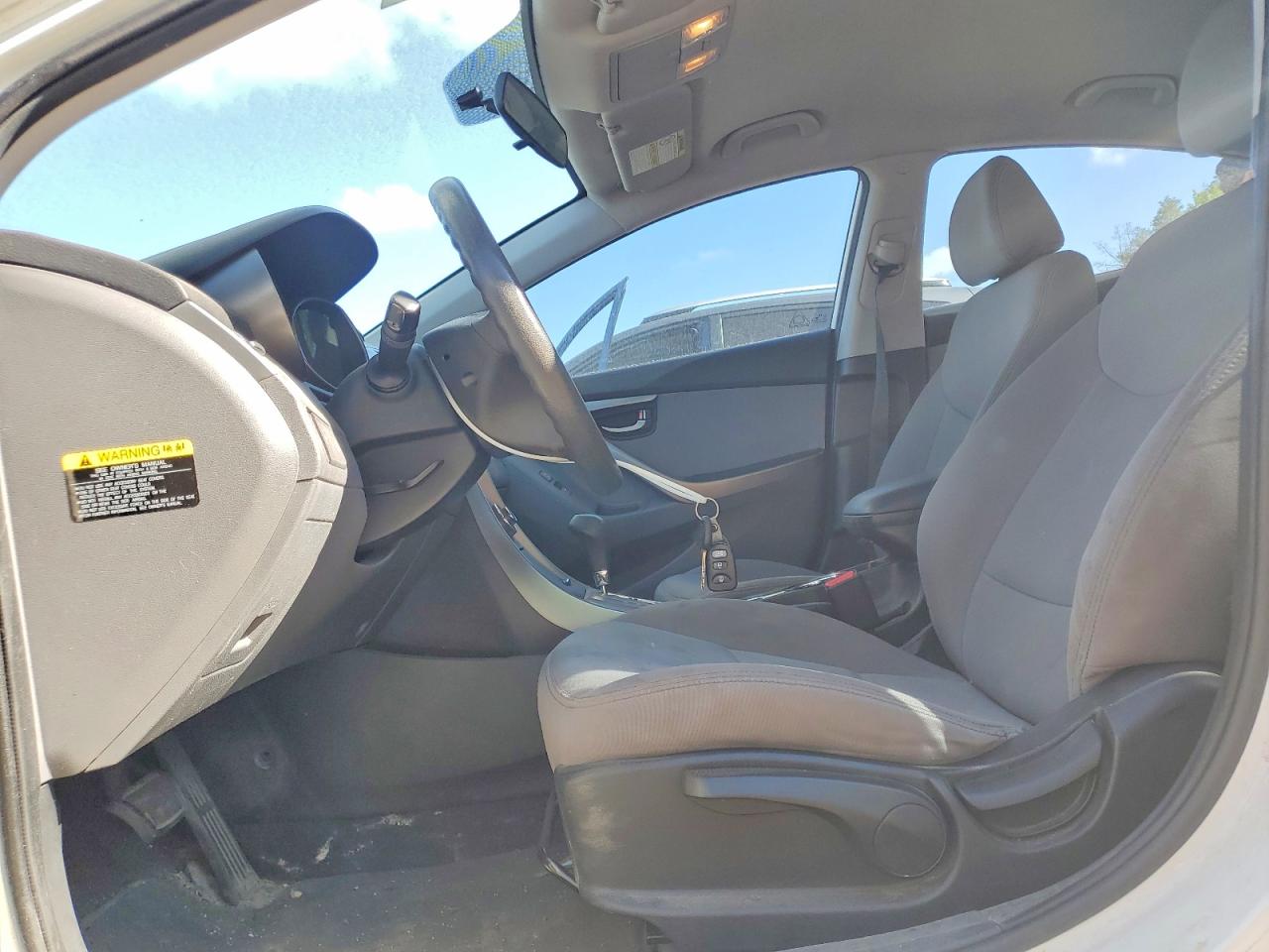 2013 Hyundai Elantra Gls White vin: 5NPDH4AE5DH334528