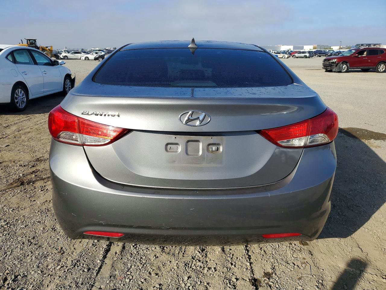 2013 Hyundai Elantra Gls Gray vin: 5NPDH4AE5DH336196