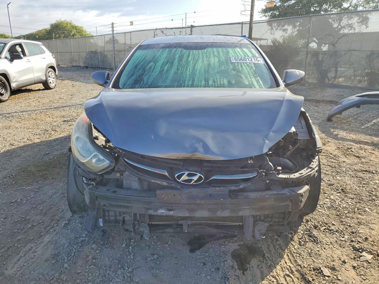 2013 Hyundai Elantra Gls Gray vin: 5NPDH4AE5DH336196