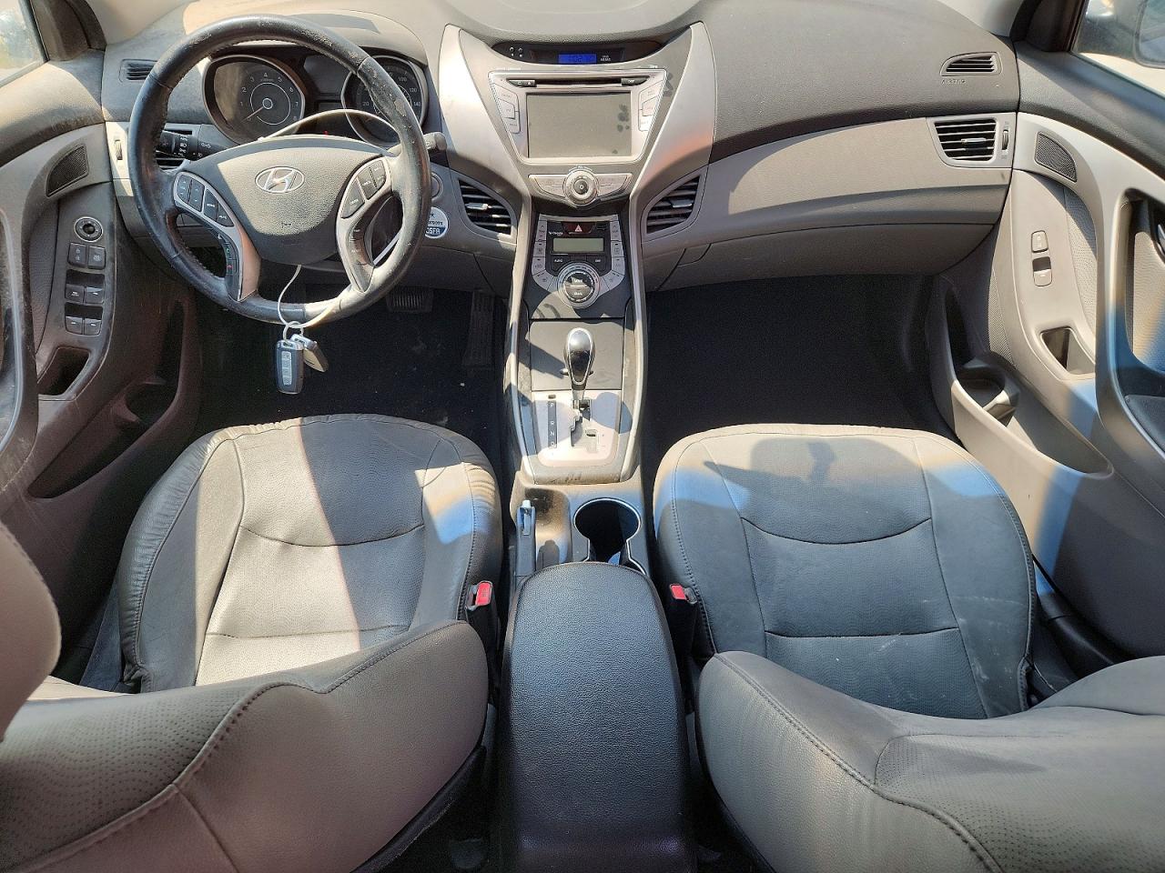 2013 Hyundai Elantra Limited Gray vin: 5NPDH4AE5DH341124