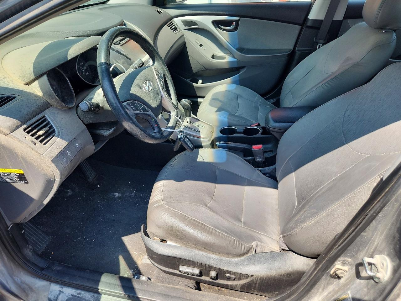 2013 Hyundai Elantra Limited Gray vin: 5NPDH4AE5DH341124