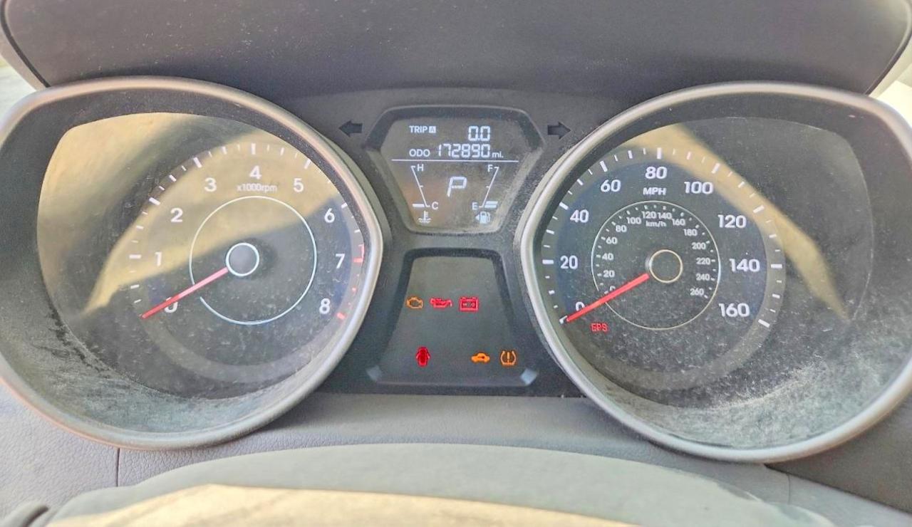 2013 Hyundai Elantra Limited Gray vin: 5NPDH4AE5DH341124