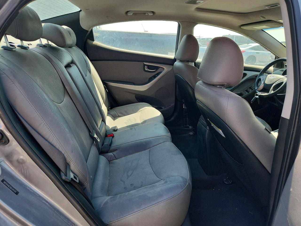 2013 Hyundai Elantra Limited Gray vin: 5NPDH4AE5DH341124
