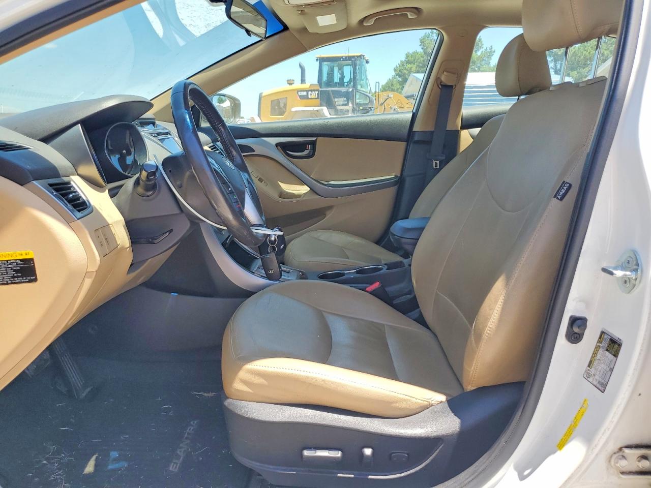 2013 Hyundai Elantra Limited White vin: 5NPDH4AE5DH341169
