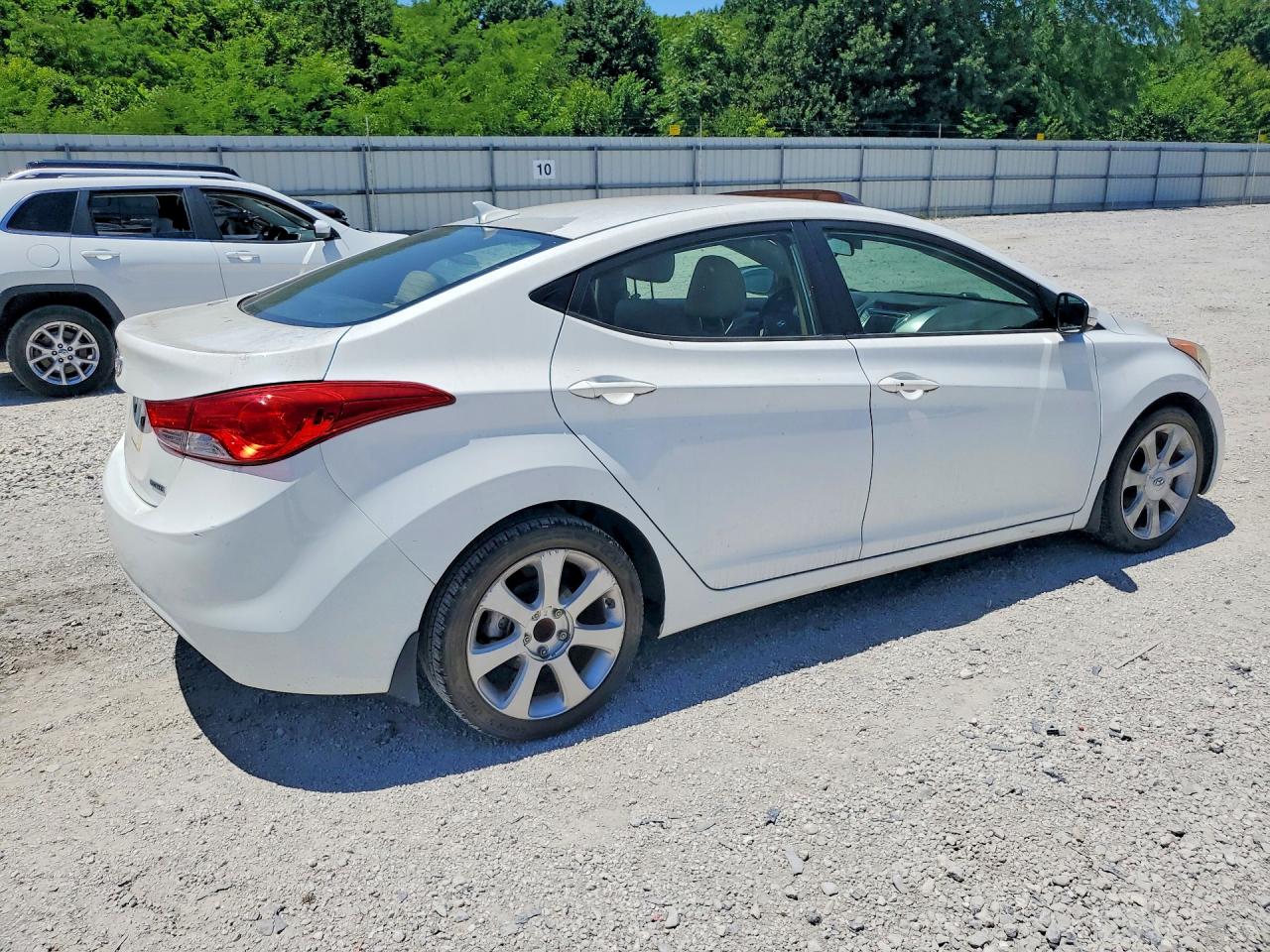 2013 Hyundai Elantra Limited White vin: 5NPDH4AE5DH341169