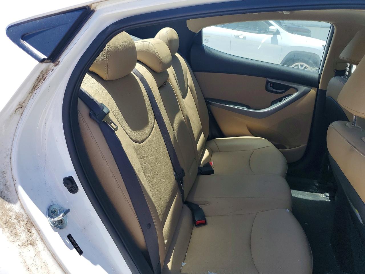 2013 Hyundai Elantra Limited White vin: 5NPDH4AE5DH341169