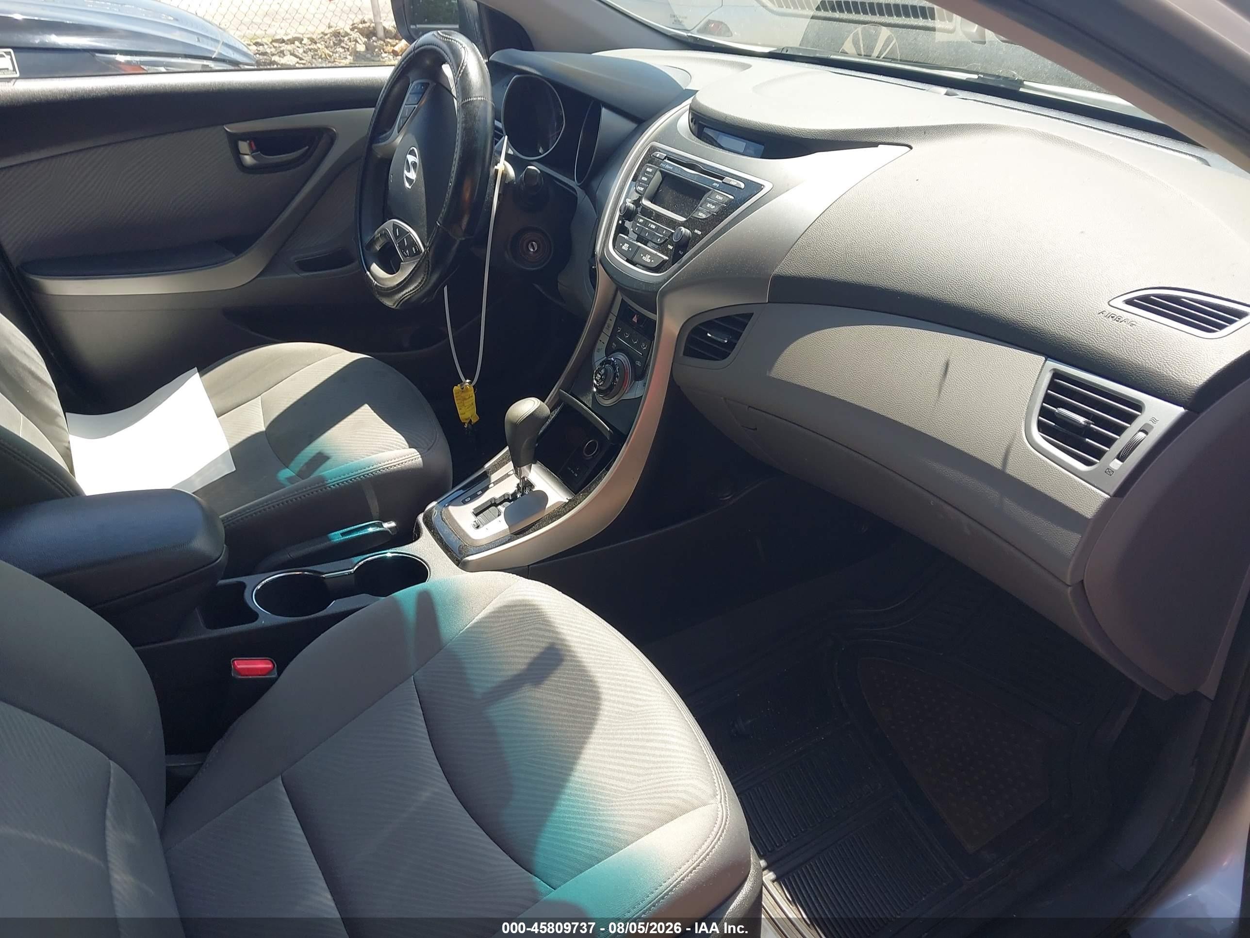 2013 Hyundai Elantra Gls Silver vin: 5NPDH4AE5DH345383