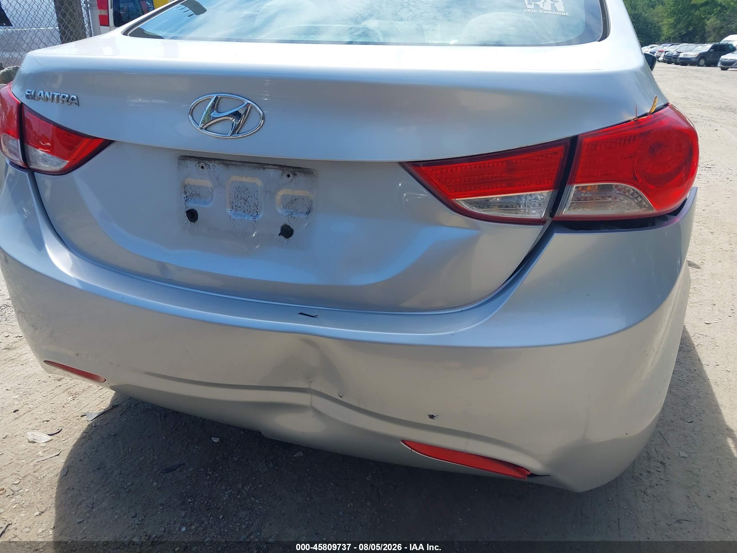 2013 Hyundai Elantra Gls Silver vin: 5NPDH4AE5DH345383