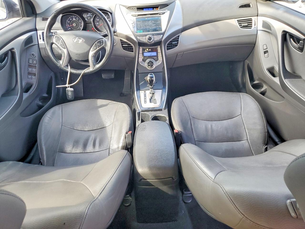 2013 Hyundai Elantra Limited Серый vin: 5NPDH4AE5DH350373