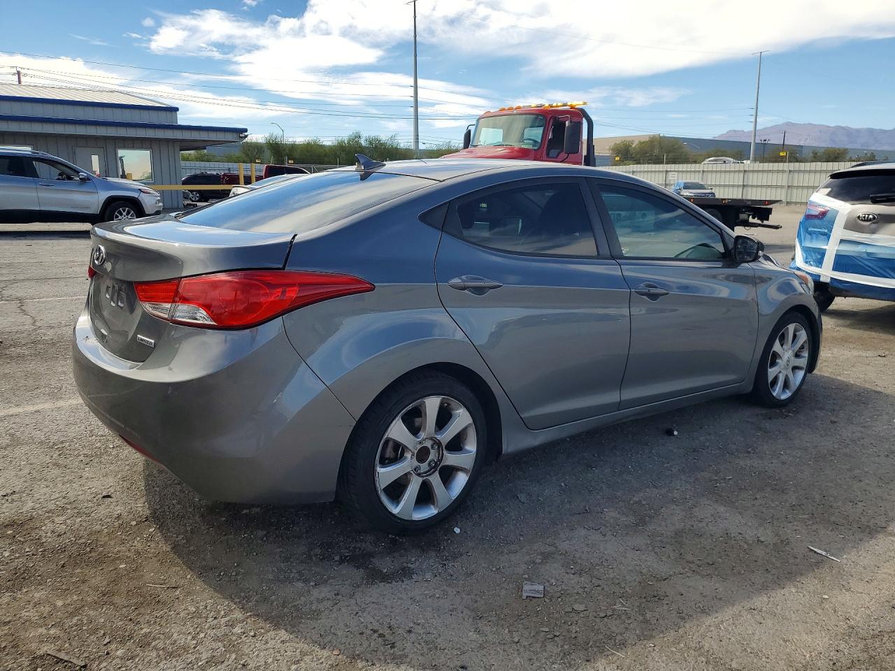 2013 Hyundai Elantra Limited Серый vin: 5NPDH4AE5DH350373