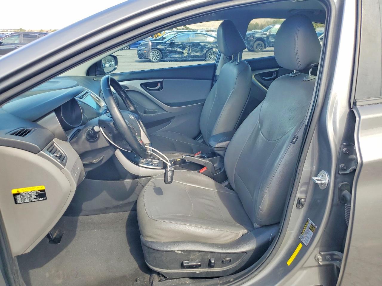 2013 Hyundai Elantra Limited Серый vin: 5NPDH4AE5DH350373