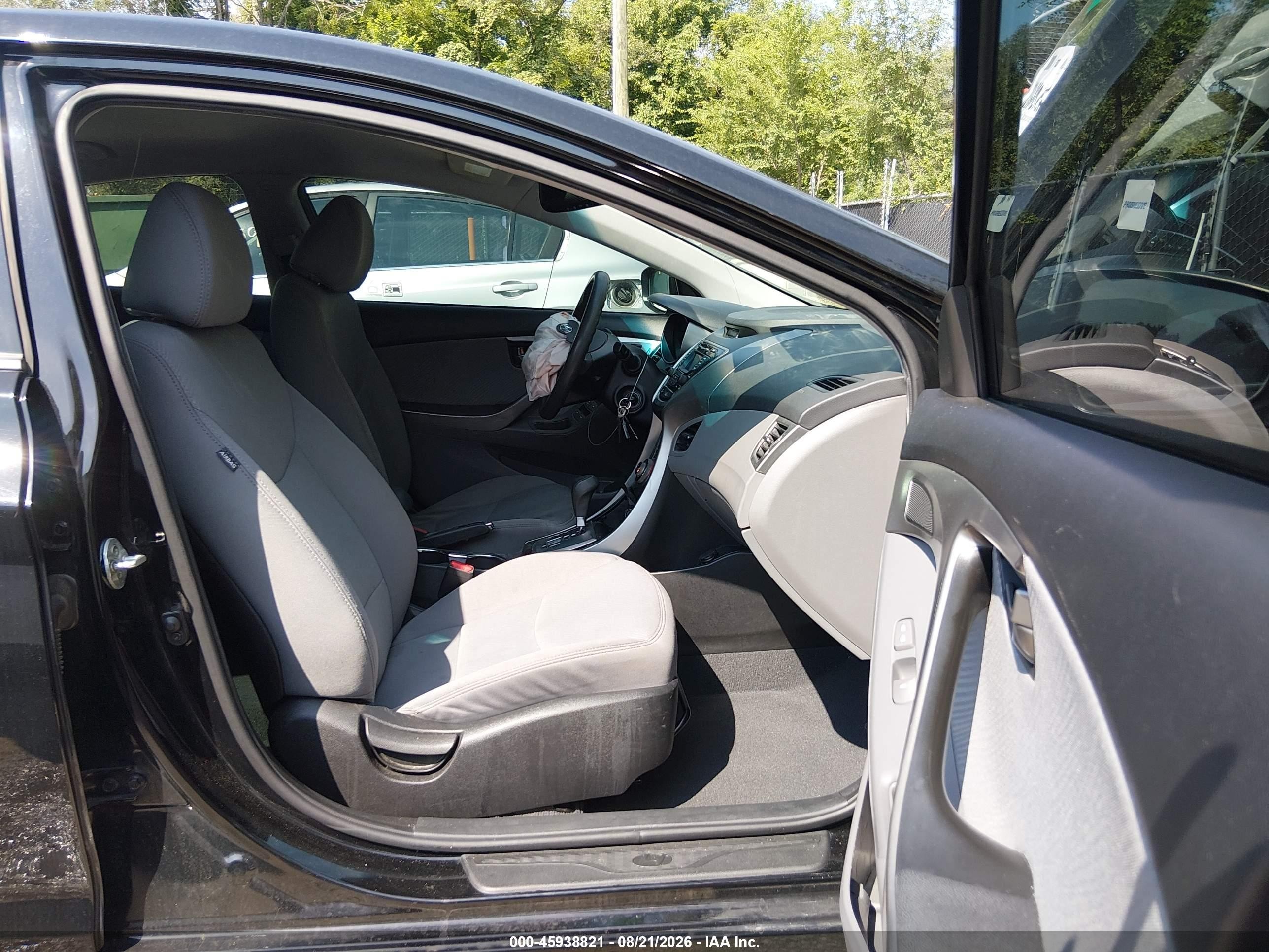 2013 Hyundai Elantra Gls Black vin: 5NPDH4AE5DH351572
