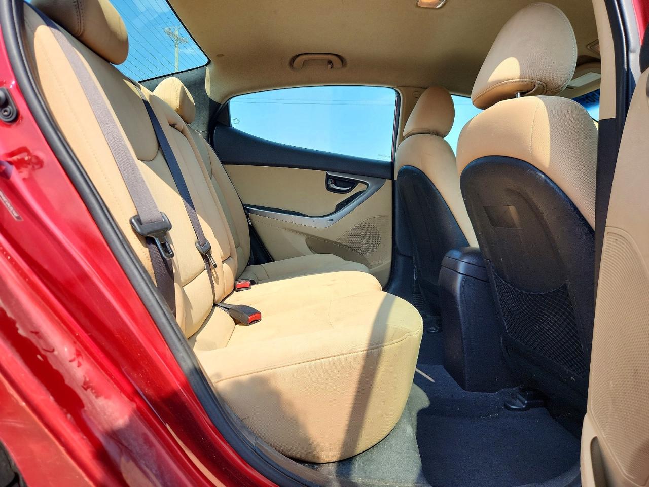 2013 Hyundai Elantra Gls Red vin: 5NPDH4AE5DH352558
