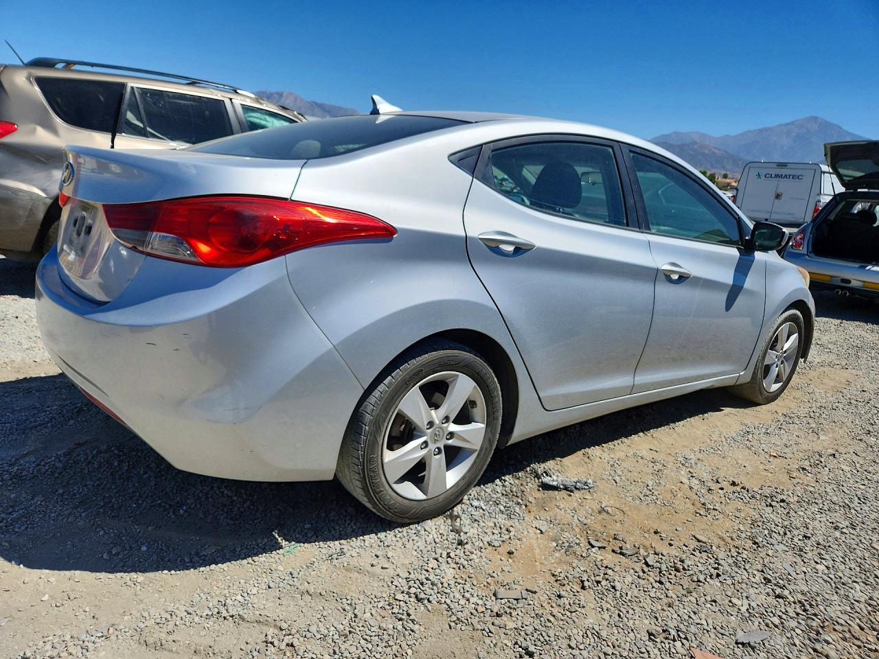 2013 Hyundai Elantra Gls Silver vin: 5NPDH4AE5DH366069