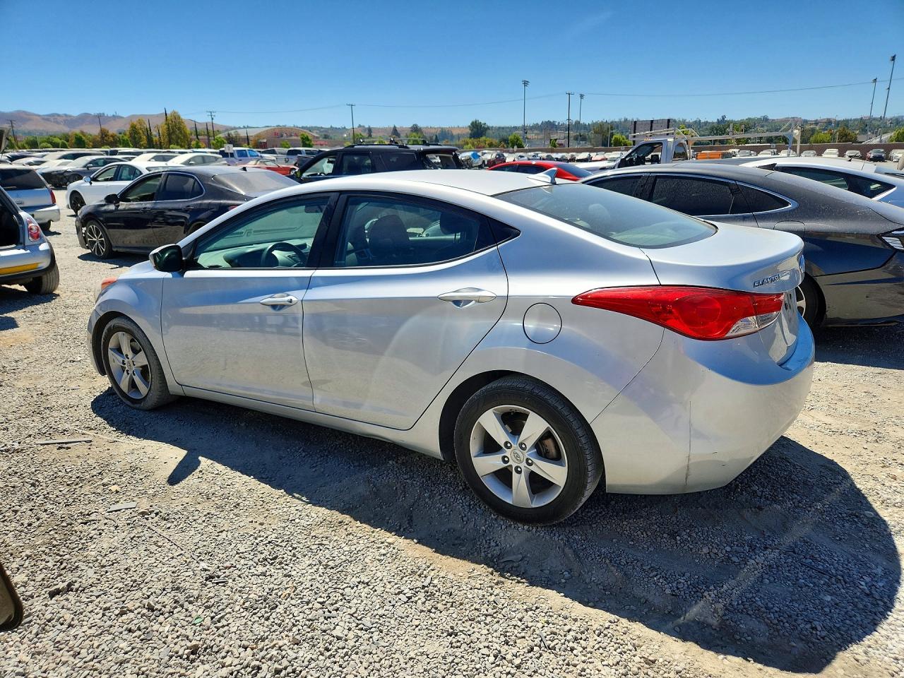 2013 Hyundai Elantra Gls Silver vin: 5NPDH4AE5DH366069