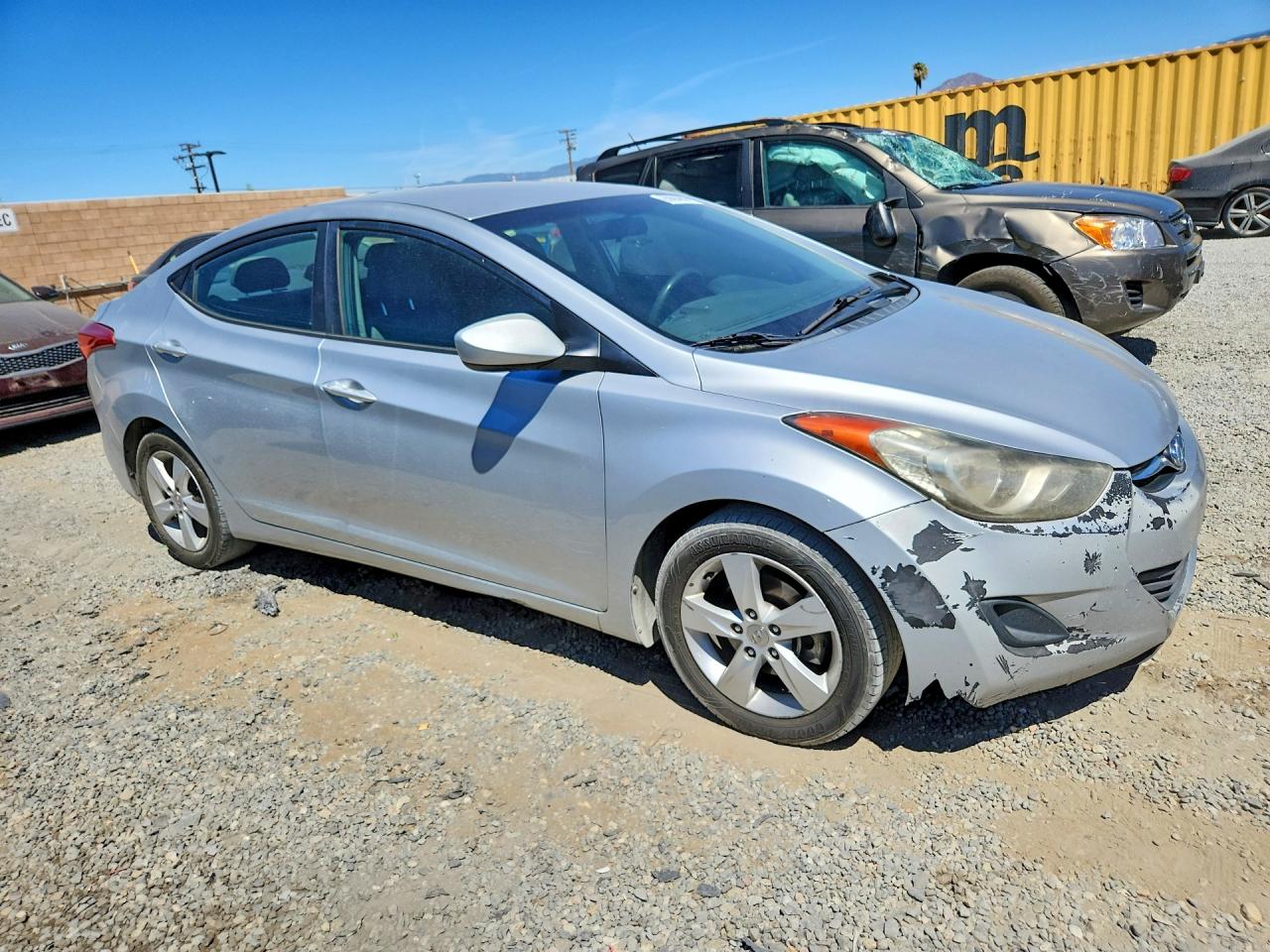 2013 Hyundai Elantra Gls Silver vin: 5NPDH4AE5DH366069