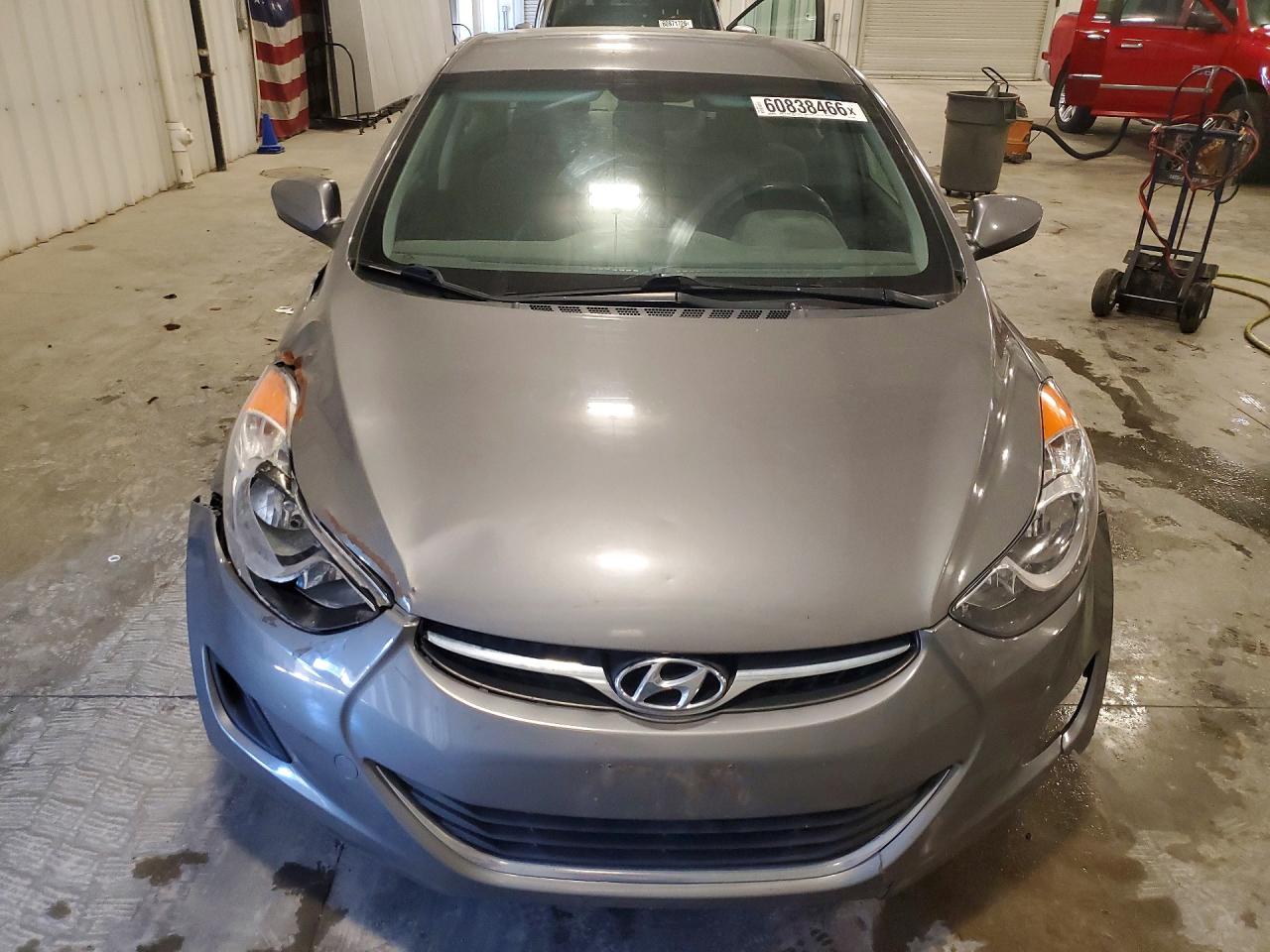 2013 Hyundai Elantra Gls Gray vin: 5NPDH4AE5DH368601
