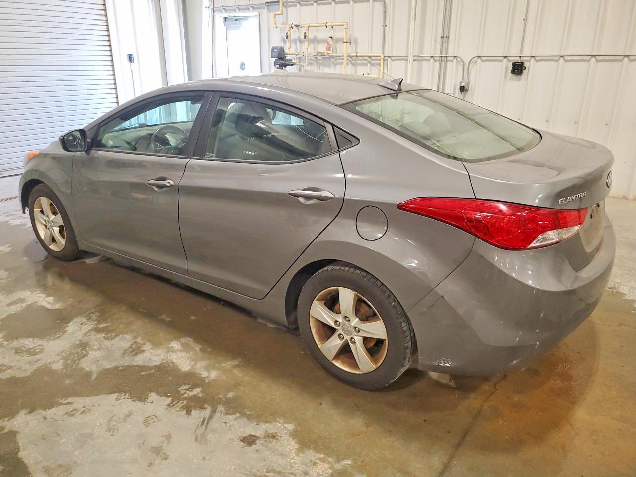 2013 Hyundai Elantra Gls Gray vin: 5NPDH4AE5DH368601