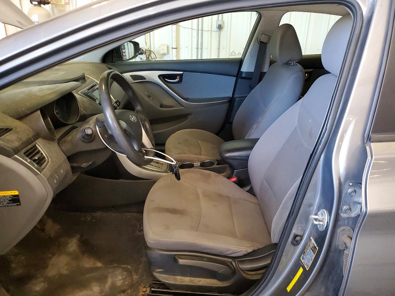 2013 Hyundai Elantra Gls Gray vin: 5NPDH4AE5DH368601