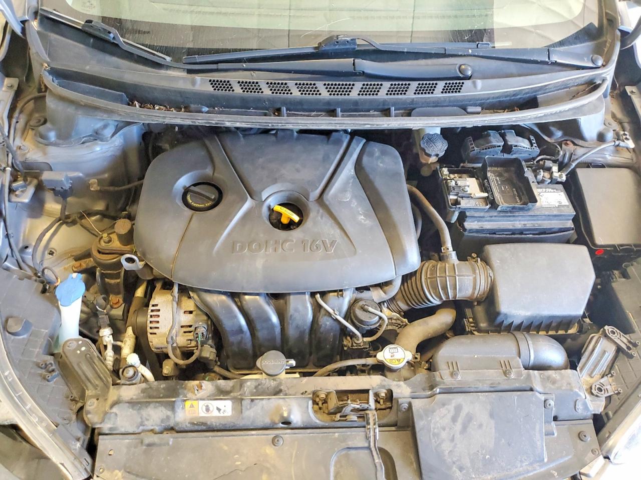 2013 Hyundai Elantra Gls Gray vin: 5NPDH4AE5DH368601