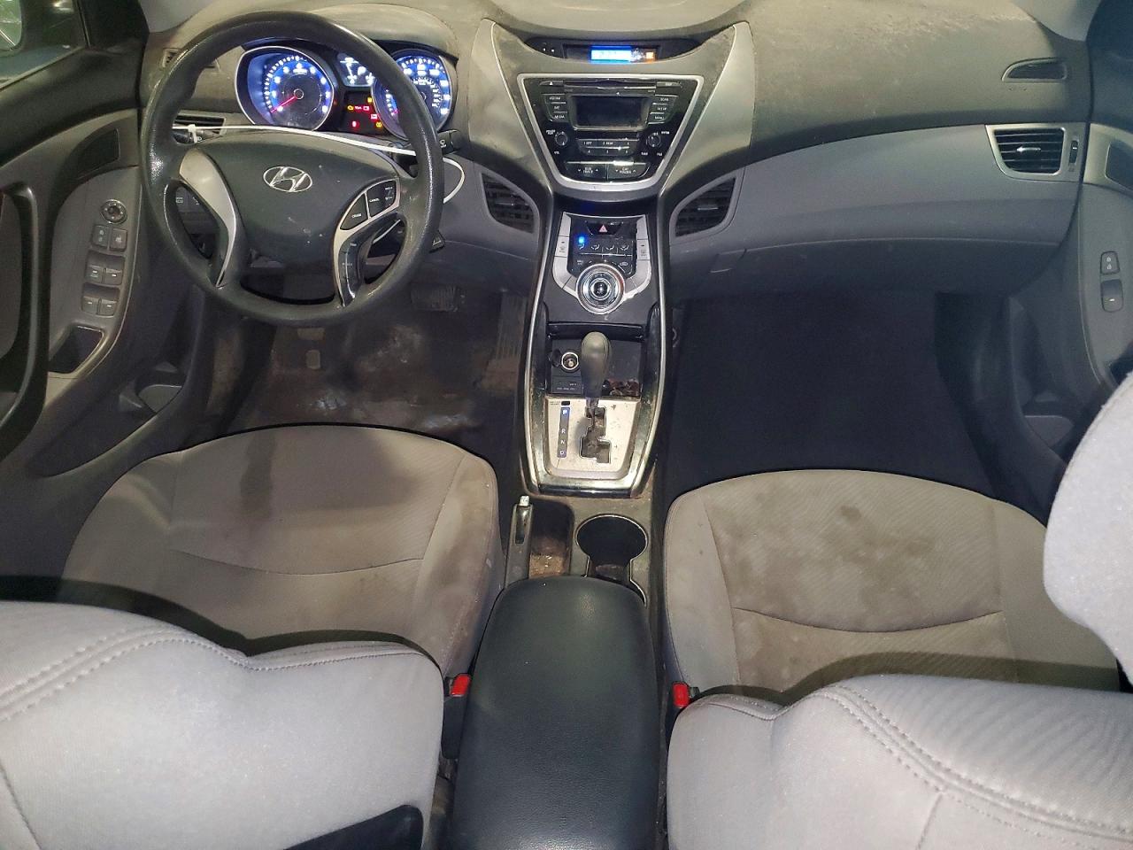2013 Hyundai Elantra Gls Gray vin: 5NPDH4AE5DH368601