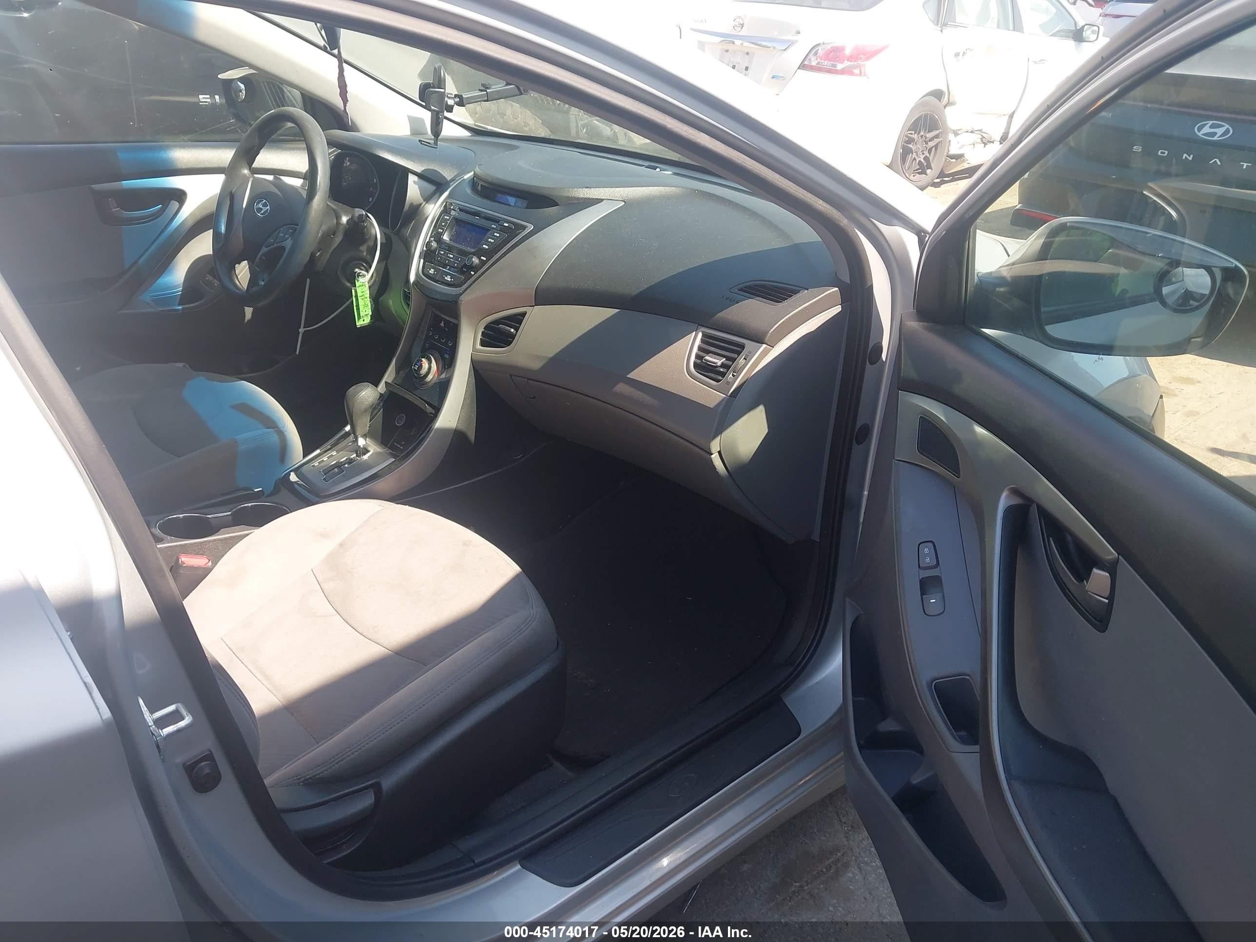 2013 Hyundai Elantra Gls Серебряный vin: 5NPDH4AE5DH371966