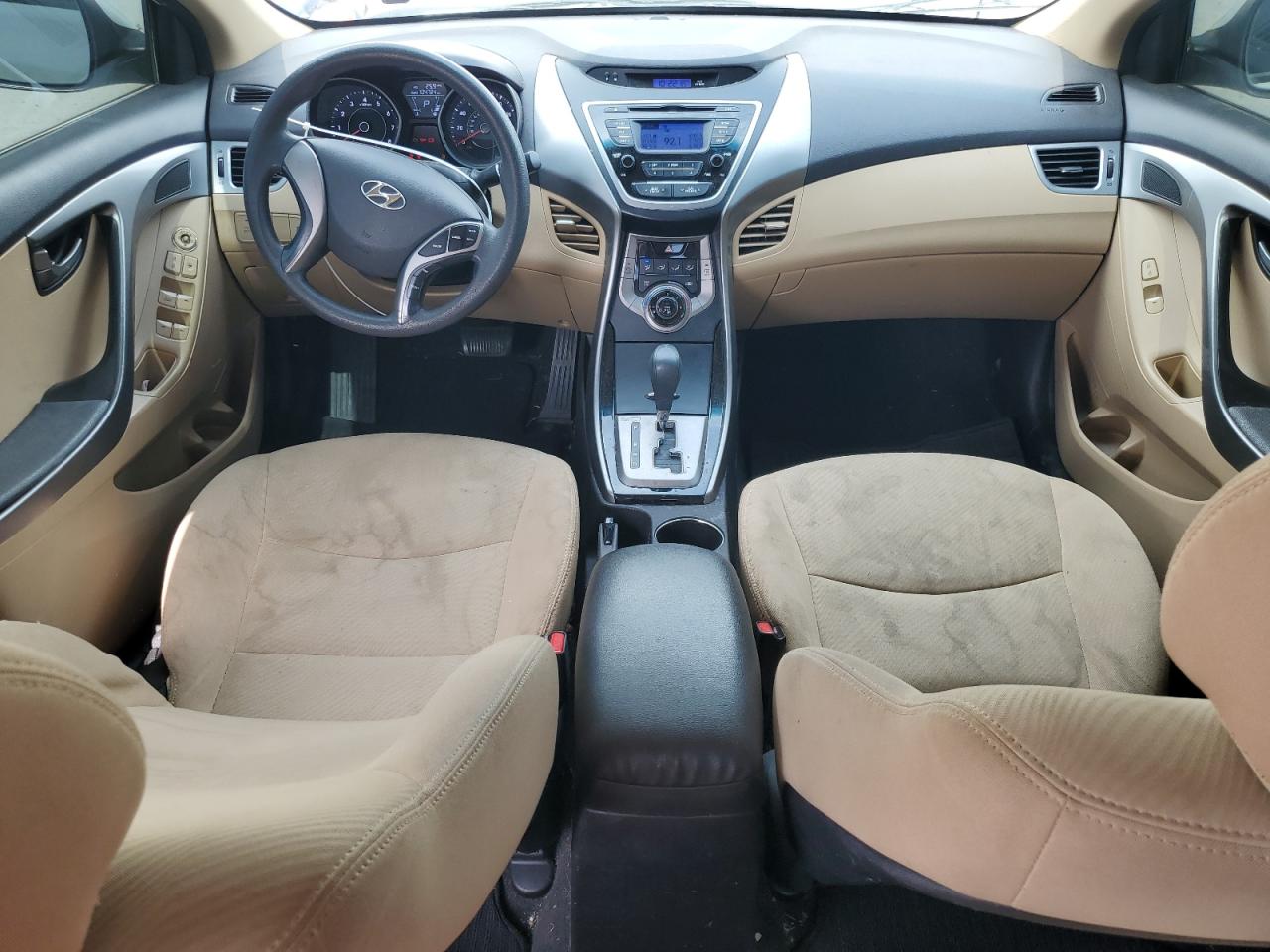 2013 Hyundai Elantra Gls White vin: 5NPDH4AE5DH373247
