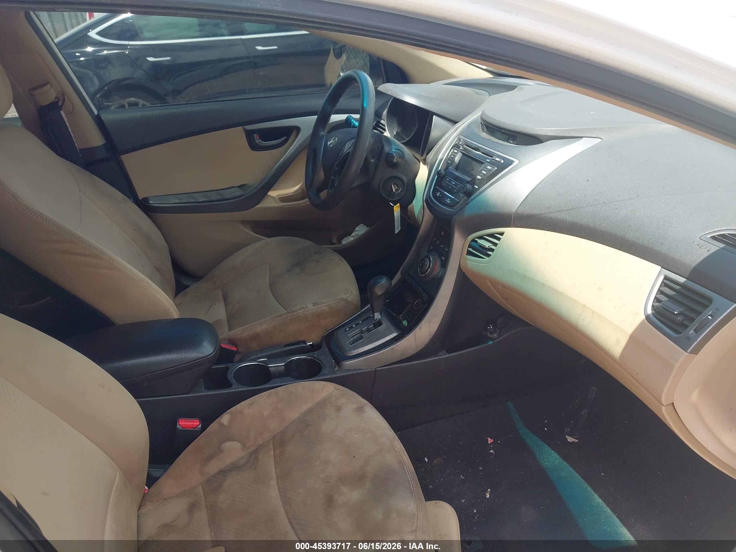 2013 Hyundai Elantra Gls White vin: 5NPDH4AE5DH373541
