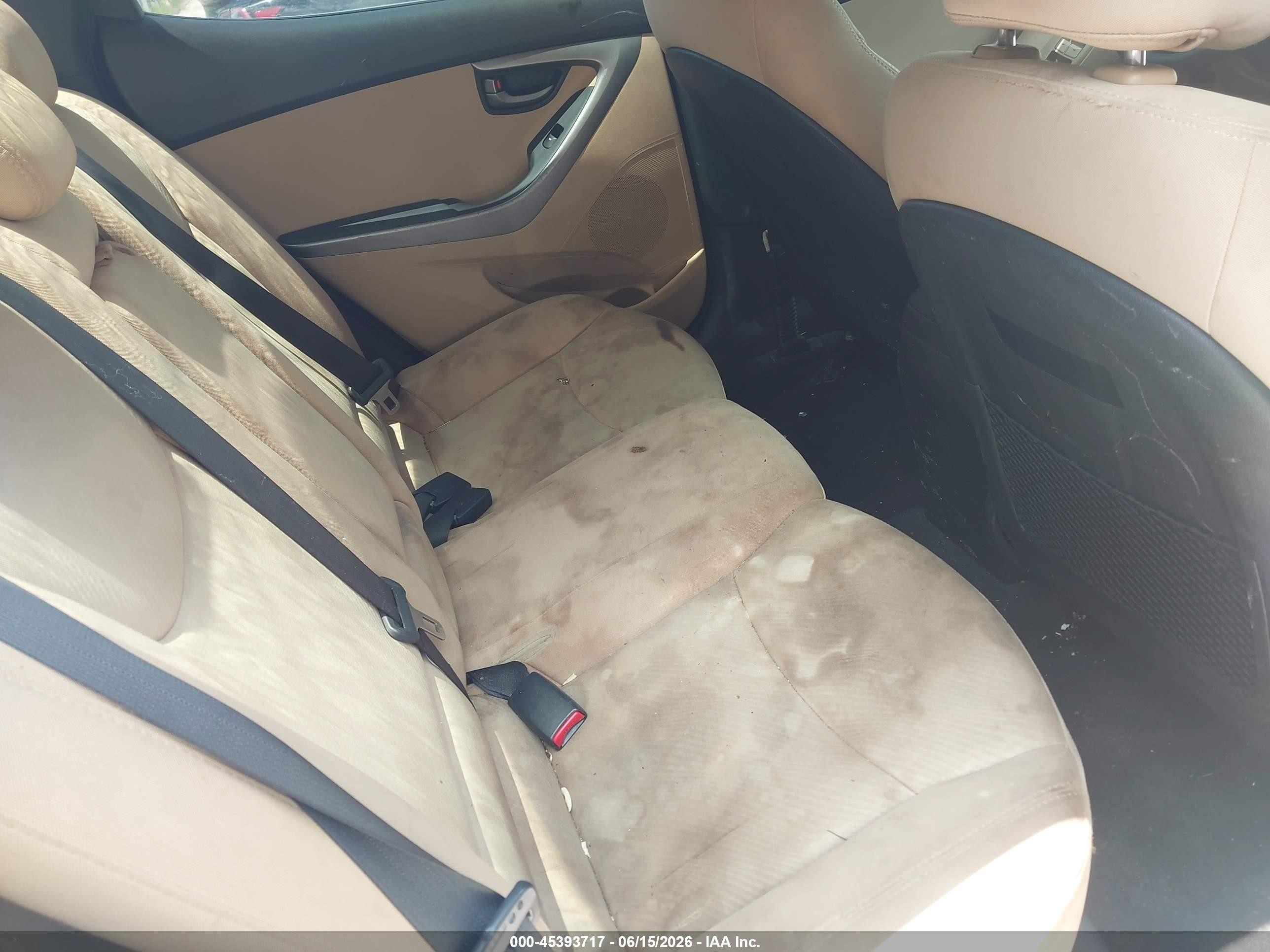 2013 Hyundai Elantra Gls White vin: 5NPDH4AE5DH373541