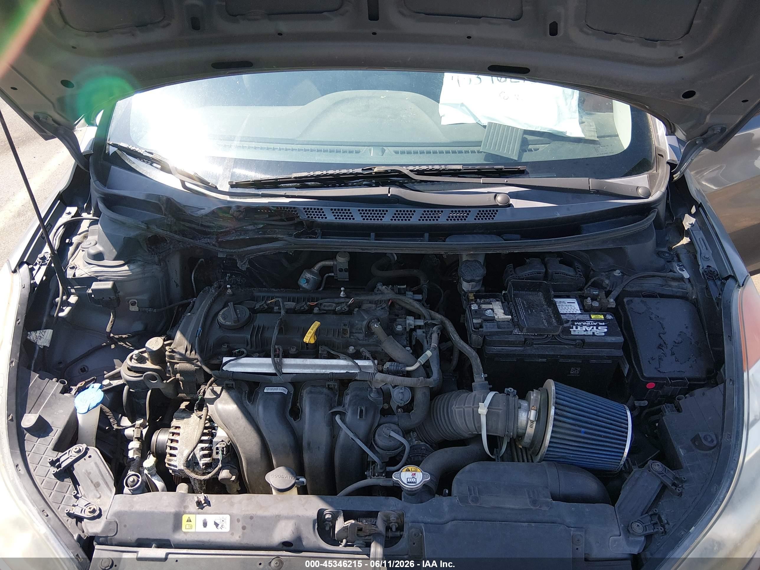 2013 Hyundai Elantra Gls Gray vin: 5NPDH4AE5DH375953