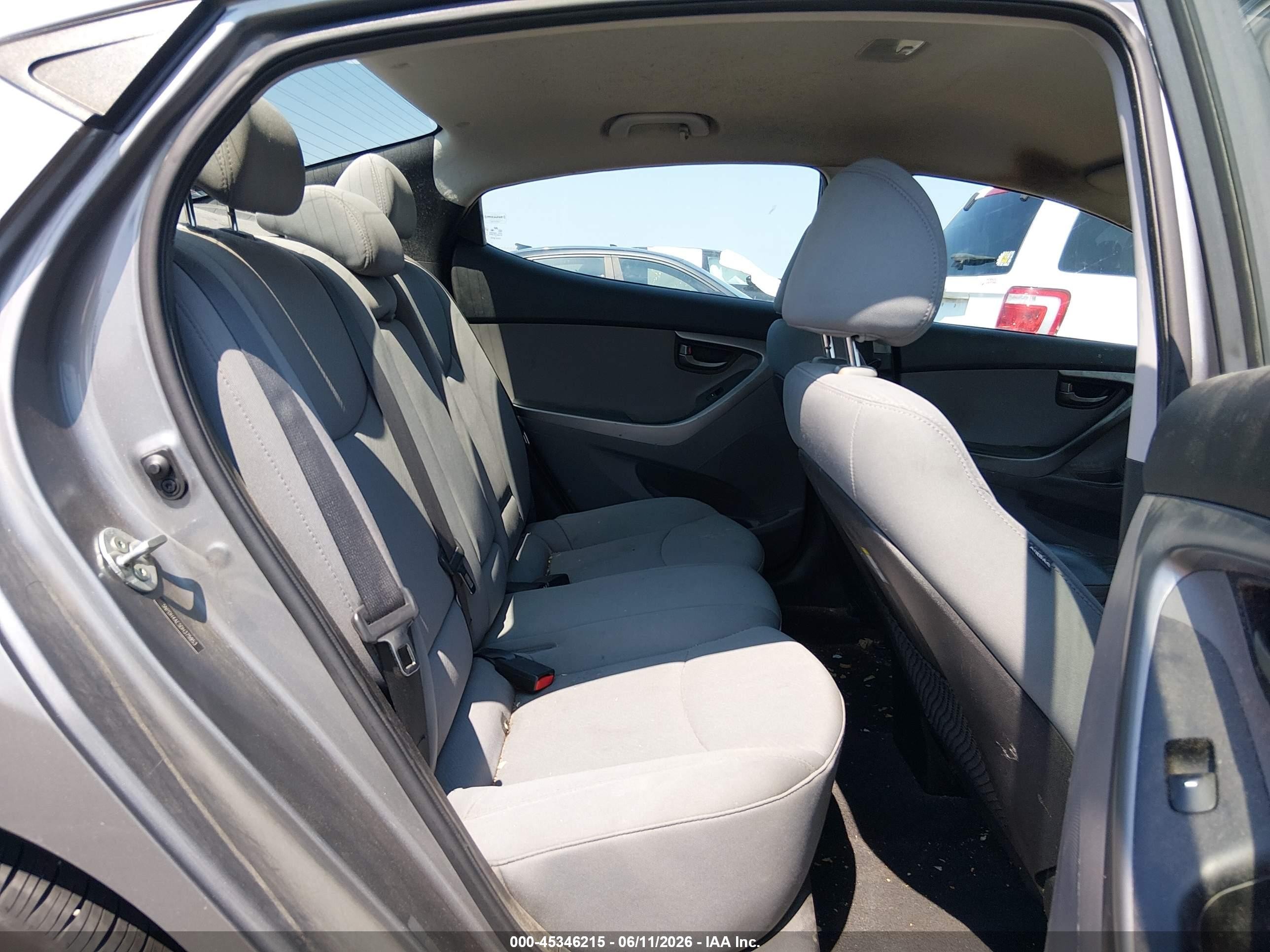 2013 Hyundai Elantra Gls Gray vin: 5NPDH4AE5DH375953