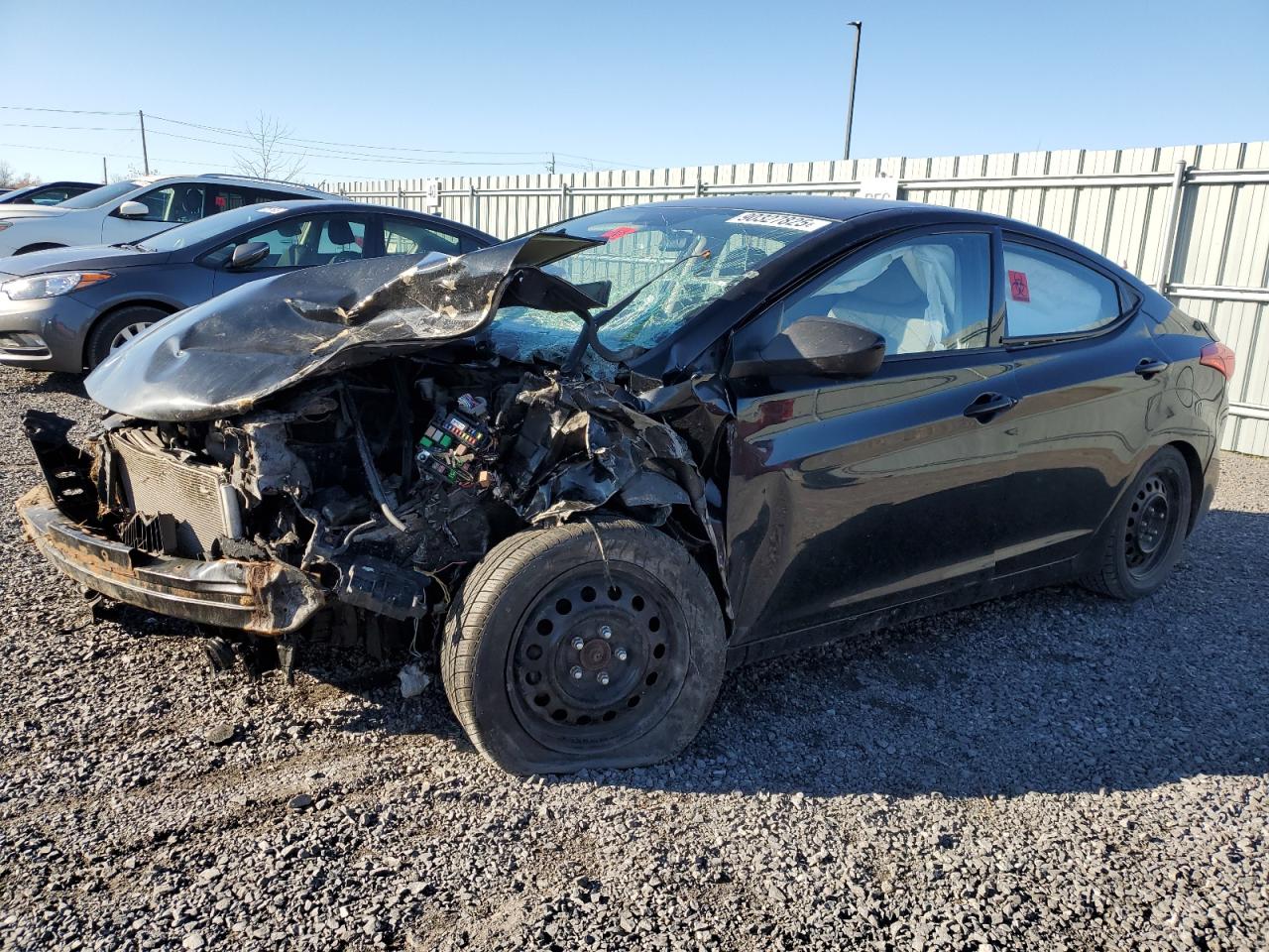 2013 Hyundai Elantra Gls Black vin: 5NPDH4AE5DH384992