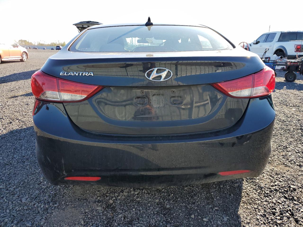 2013 Hyundai Elantra Gls Black vin: 5NPDH4AE5DH384992