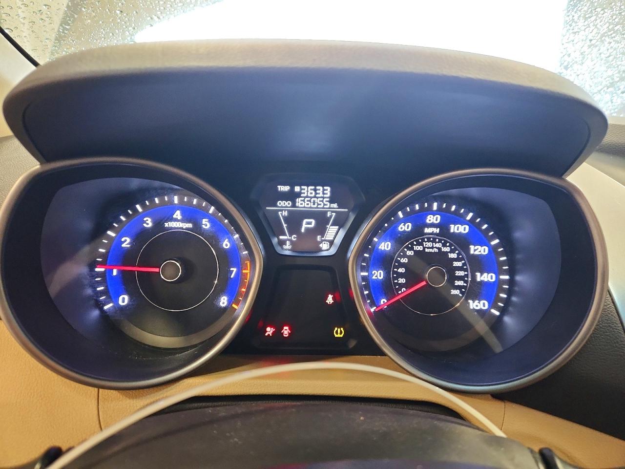 2013 Hyundai Elantra Gls Brown vin: 5NPDH4AE5DH394034