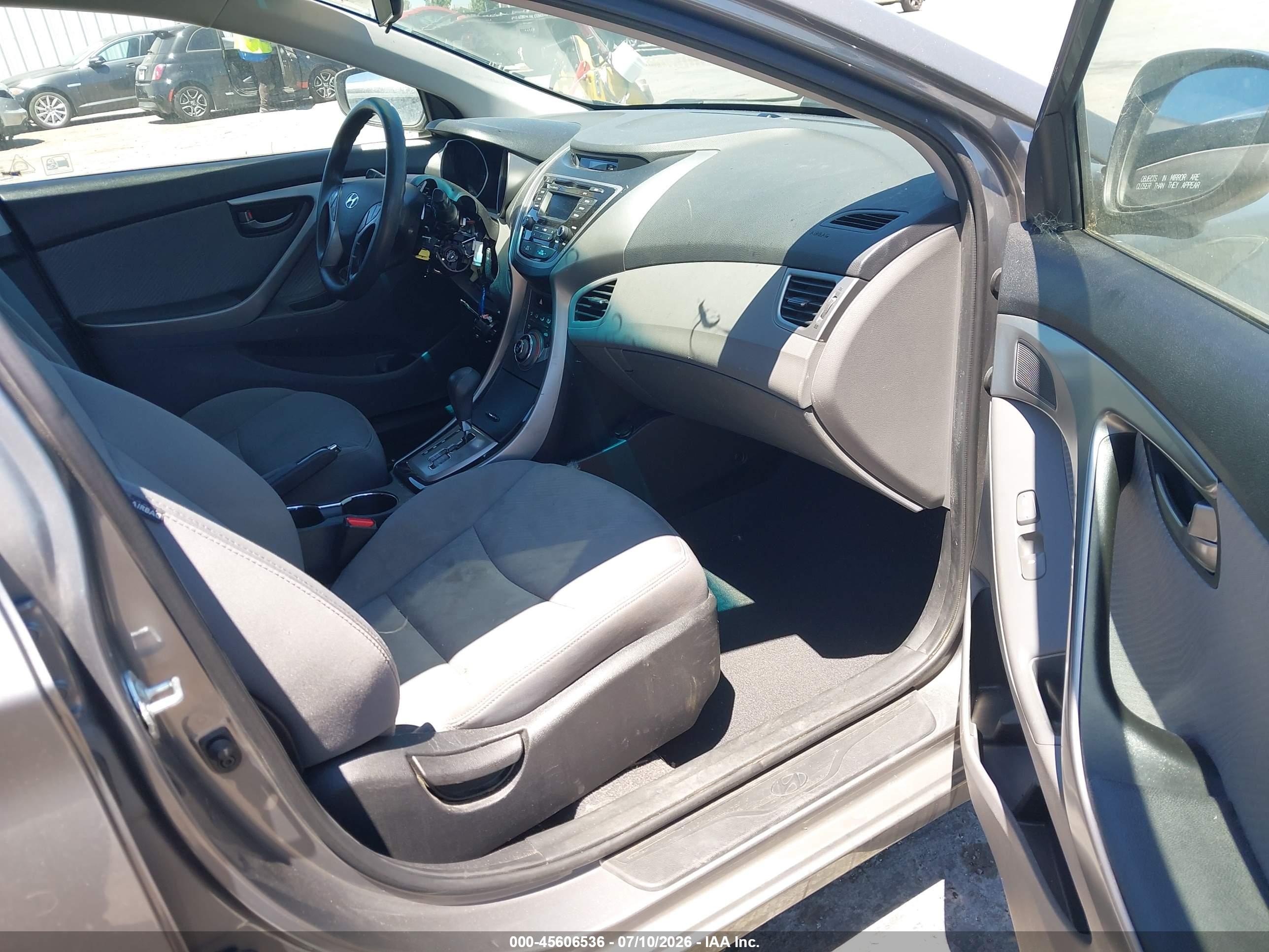 2013 Hyundai Elantra Gls Gray vin: 5NPDH4AE5DH400205